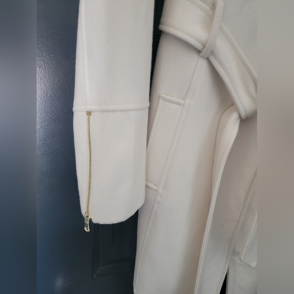 Cream Guess Dress Coat - Picture 4 of 8